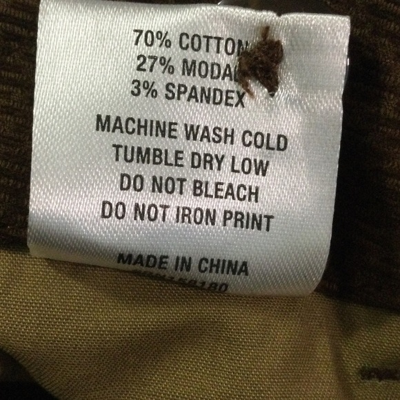 Honor the Gift Men’s Brown Corded Trouser Pant Size 30 - Picture 6 of 9